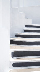 Fototapeta na wymiar background of stairs in white building