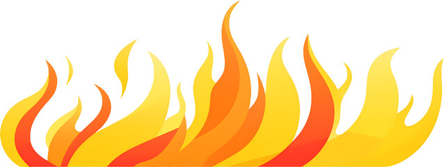 fire flame in red color