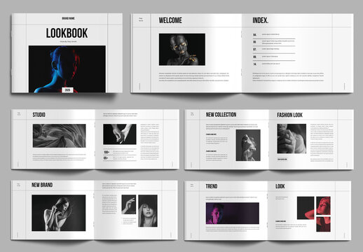 Lookbook Landscape Template Design