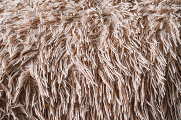 Background with long fibers of a blanket