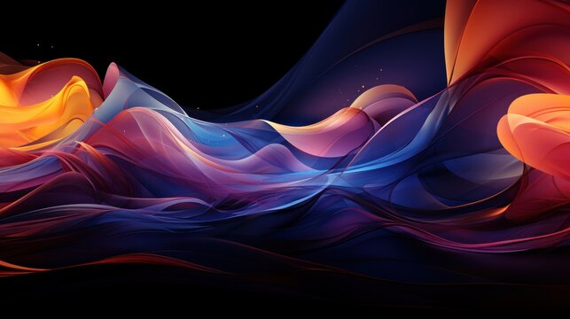 Crimson and Azure Dreamscape: A Vivid Tapestry of Swirling Hues and Sparkling Stardust - generative ai