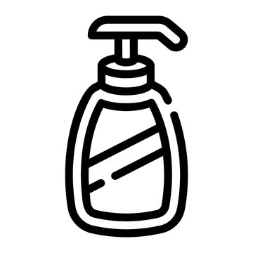 recommend clip art: lotion Line Icon
