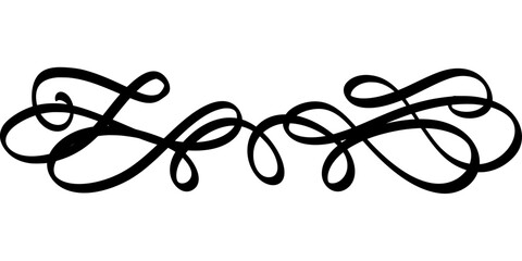 Filigree Flourish Divider
