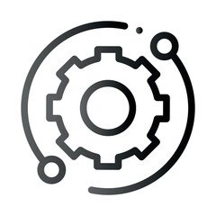 Very Clear black gradient vector ICON on white background for business and infographic designs