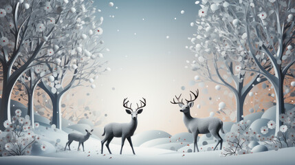 christmas background greeting card in white background