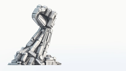 bolt and nut, iron arm