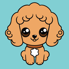 Kawaii Poodle Logo