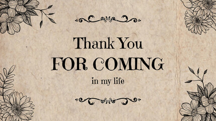  Thanks, Greeting Card, Floral Design  Flowers, 