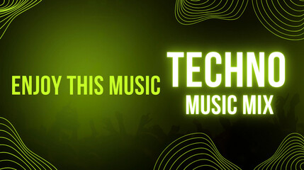abstract green background with lines "music  tatorial"