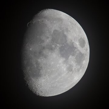 Der Mond, Astronomisches Foto, Mondkrater