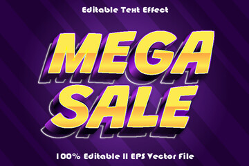 Mega Sale Editable Text Effect