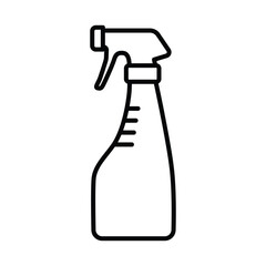 Cleaning spray bottle icon vector on trendy design