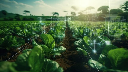 Planning and managing agricultural plot systems for modern farmers using 5G technology to help.