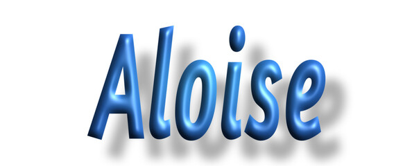 Aloise - light blue/ blue color - writen name - ideal for websites, emails, presentations, greetings, banners, cards, books, t-shirt, sweatshirt, prints, cricut, silhouette,

