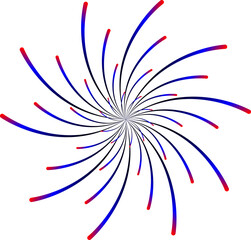 Christmas celebration star fireworks explosion fantasy glowing isolated abstract background