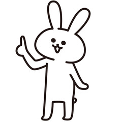 色加工ok　うさぎ素材No.194 それな