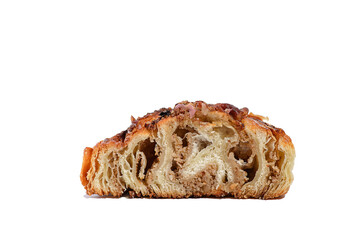 baking in a section on a white background
