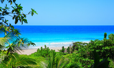 Indian Ocean, Island La Digue, Republic of Seychelles, Africa.