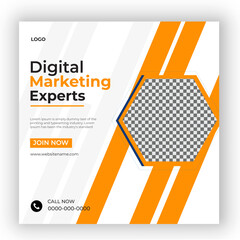 Corporate and Digital marketing social media post template