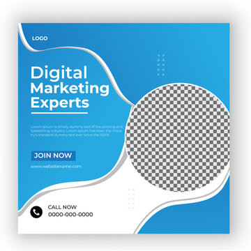 Corporate and Digital marketing social media post template