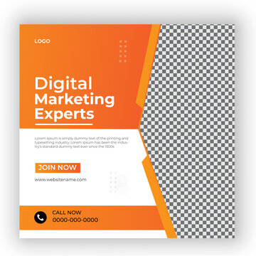 Corporate and Digital marketing social media post template