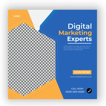 Corporate and Digital marketing social media post template
