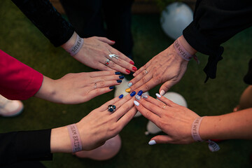 Fototapeta premium Bride to be. Inscription for a bachelorette party