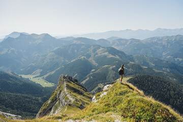 Mountains in the Austrian Alps during summer