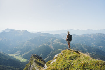 Mountains in the Austrian Alps during summer
