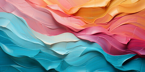 multi color Paint strokes baclogrounds - Abstract art backgrounds. Hand-painted background - Ai - obrazy, fototapety, plakaty