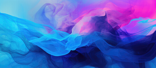 Colorful wavy background and beautiful smooth lines wity copy space - obrazy, fototapety, plakaty