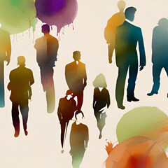 Illustrations, People, Generative AI, 생성이미지