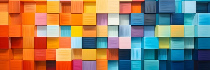 Wide screen colorful abstract wallpaper background design