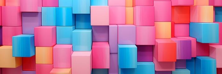 Wide screen colorful abstract wallpaper background design, banner, mesmerizing, colorful, geometry, geometrical, graphic