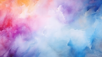 Abstract watercolor paint background rainbow colors grunge texture for background