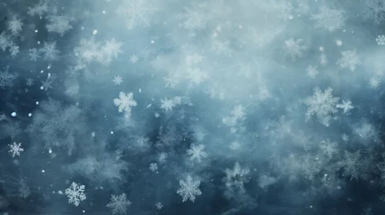 Fotobehang snowflakes background © NOMI
