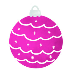 Christmas ball PNG transparent background 