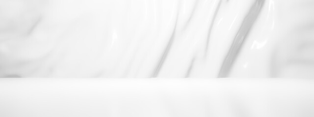 Obraz premium 3D abstract white background.