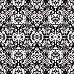 Seamless damask pattern. Vector illustration for your design.