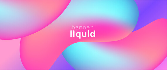 Pink ribbon on a pink background, Pink banner, abstract background with pink ribbon, Gradient banner