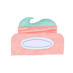 Face cream hand drawn clipart