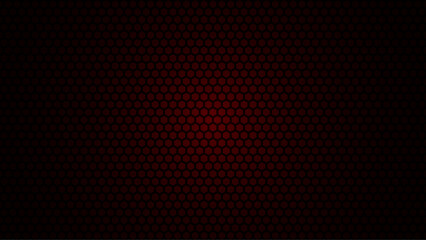 abstract hexagon dark red background