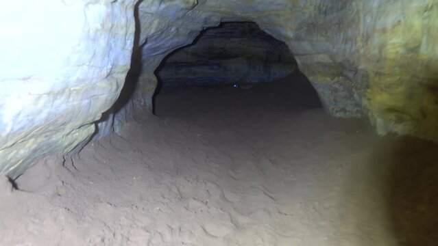 Catacombs. The labyrinth of the Minotaurus. Scary place