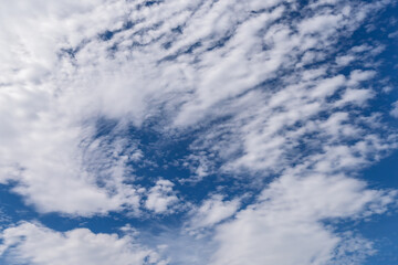 Obraz premium Beautiful sky. Cloud summer. Sunlight. Natural sky, amazing and cinematic texture background