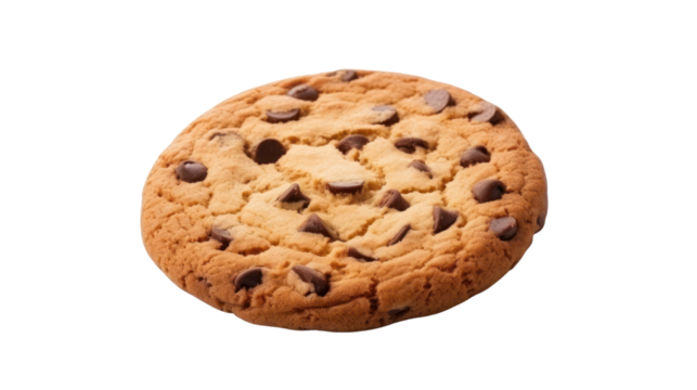 a cookie on the transparent background