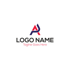 AR letter Logo Design for your Company