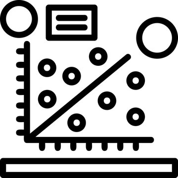 Scatter plot Icon