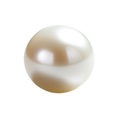 white pearl isolated on transparent background Remove png, Clipping Path