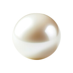 white pearl isolated on transparent background Remove png, Clipping Path