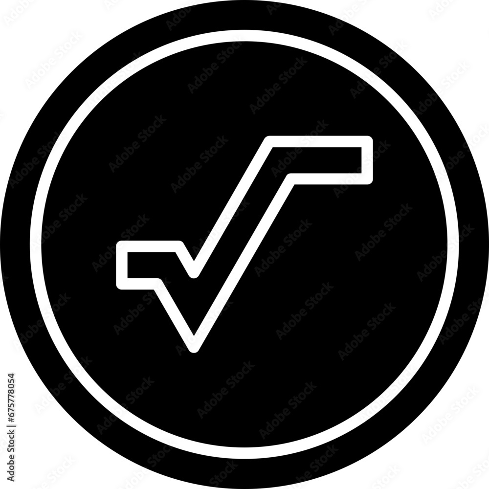 Poster Square Root Icon